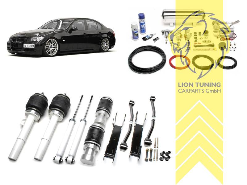 11,5L Tank chrom / ViAir Kompressor chrom, fest, weiss, nicht passend für xDrive, Stahl verzinkt, Eintragungspflichtig / Teilegutachten wird nach Kauf spezifisch ausgestellt